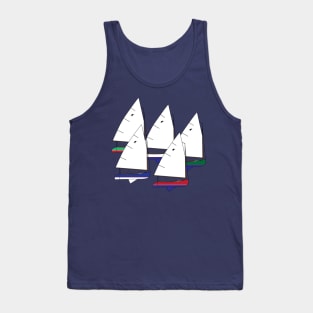 Sanderling Sailboats Racing Tank Top